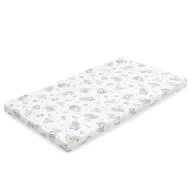 Saltea patut bebe, New Baby, Din spuma, Cu husa detasabila, 120x60x6 cm, 0 luni+, Blue Koala