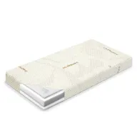 Saltea patut, New Baby, Classy, Din spuma - Visco - spuma HR, Cu husa din casmir, 120x60x12 cm, Beige