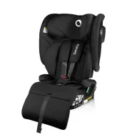 Scaun auto pliabil, Lionelo, Nelly, i-Size, 76- 150 cm, Tetiera reglabila in 15 pozitii, Spatar reglabil in 4 pozitii, Sisteme de fixare Isofix si Top Tether, Sezut lat si confortabil, Conform cu ECE R129, Negru