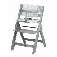 Scaun de masa, FreeON, Finny Fold, 6 luni - 15 Kg, Reglabil pe inaltime, Pernuta, Pliabil, Gray