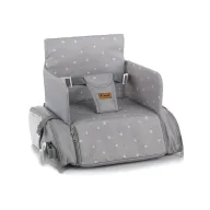 Scaun de masa portabil, Booster, Jane, Avant, Transformabil in geanta, Cu ham, Conform UNE-EN 16120:2013+A2:2018, 6-36 luni, Dim Grey