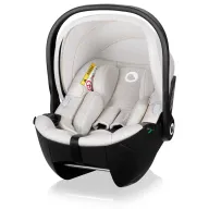 Scoica auto, Lionelo, Moxie, i-Size, 40-87 cm, Tetiera reglabila, intarita cu spuma de memorie, Carcasa ventilata, Din bambus, Protectie avansata, Conform cu R129, Bej