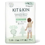 Scutece Hipoalergenice Eco Pull Up Maxi, Kit&Kin, Marimea 4, 22 buc, De unica folosinta, 9-15 kg