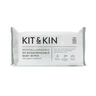 Servetele Umede Biodegradabile, Kit&Kin, Cu 99% apa, 60 buc