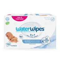 Black Friday - Reduceri Set 12 pachete servetele umede, Water Wipes, Pentru bebe, Biodegradabile, Apa, extract de fructe, 60 de bucati/pachet, Pentru ingrijire 100% naturala, Fara alcool, plastic si parfum, 720 bucati Promotie