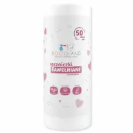 Black Friday - Reduceri Set 50 bucati prosopele, Bocioland, Pe rola, Din bumbac, Hipoalergenice, Biodegradabile, 23x20 cm, White Promotie