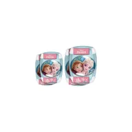 Set protectii cotiere si genunchiere pentru copii, Stamp, Disney, Frozen, Marime universala, Potrivite pentru role, trotineta sau patine, Albastru