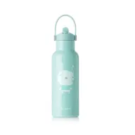 Sticla termos lichide, Jane, Din otel inoxidabil, Cu mentinere de temperatura de pana la 12 ore, 500 ml,  Bpa Free, Conform cu EN 1186:2022EN 12546-1:2000UNE EN 14372:2005, Mint