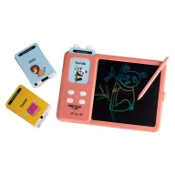Tableta Educativa Interactiva, Kiddigit, Pentru Invatarea Limbii Engleze, Roz