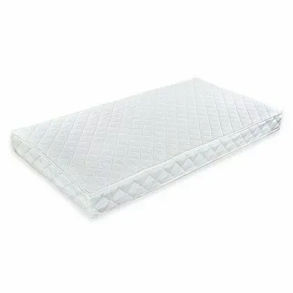 Saltea patut bebe, Babyneeds, Confort, Cu husa detasabila, Antialergica, Spuma, 160x80x15 cm, 0 luni+, Alb