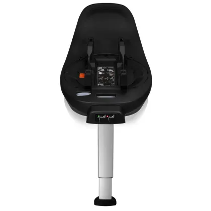 Baza scaun auto i-Size, Lionelo, Moxie, Rotativa 360, Cu isofix si picior stabilizator, Cu indicatori pentru instalare corecta, Negru