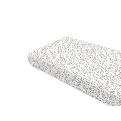 Cearceaf cu elastic, MimiNu, Premium, Pentru pat 160x80 cm, Din bumbac certificat Oeko Tex Standard 100, Meadow