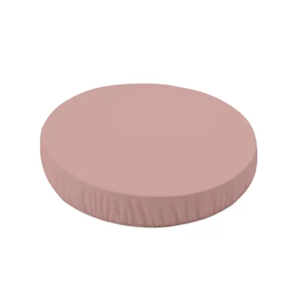 Cearceaf cu elastic, Waldin, Pentru patut evolutiv oval 7 in 1, 73x73 cm, Rose