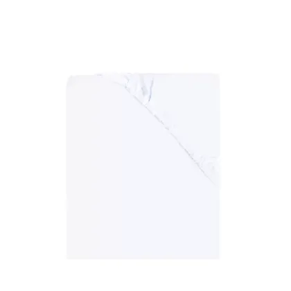 Cearceaf cu elastic, MimiNu, Jerse, Pentru pat 160x80 cm, Material certificat Oeko Tex Standard 100, White