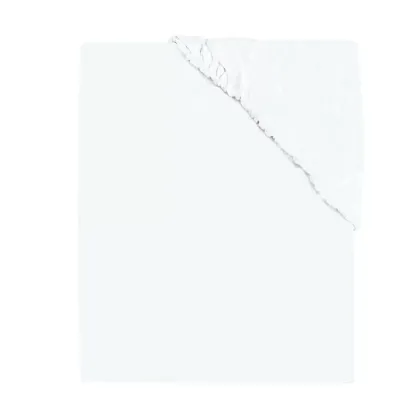 Husa, MimiNu, Universala, Pentru saltea de infasat, Cu elastic, Din Jersey, Material certificat Oeko Tex Standard 100, White