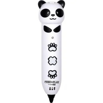 Set Creion 3D si Filament colorat de 20 m, Free2Play, Panda