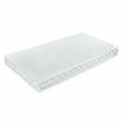 Saltea patut bebe, Babyneeds, Confort, Cu husa detasabila, Antialergica, Spuma, 160x80x15 cm, 0 luni+, Alb