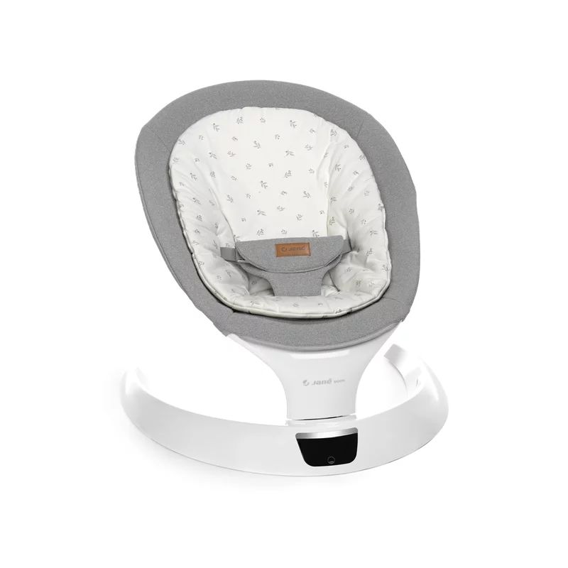 Balansoar electric, Jane, Moon, Cu 5 trepte de viteza, Timer, 12 melodii si 5 sunete ale naturii, Conform cu standardul european EN 12790:2023, Mist