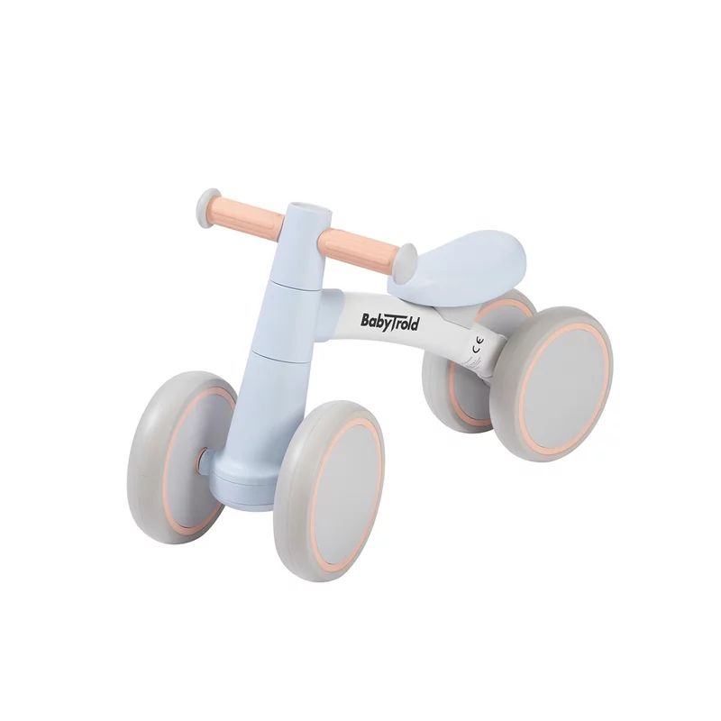 Bicicleta fara pedale, BabyTrold, Greutate redusa- 1.6 kg, Sustine 25 kg, 18 luni+, 57x35 cm, Albastru