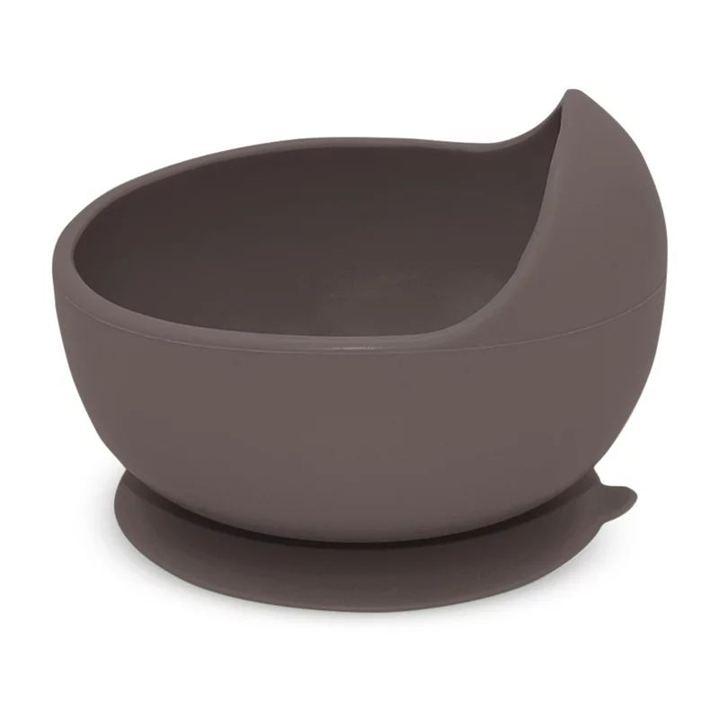 Bol, Petite&Mars, Take&Match, Din silicon, Cu ventuza, Fara BPA, Adecvat pentru masina de spalat vase si microunde, Nu absoarbe mirosuri, 6 luni+, 360 ml, Bitter Cocoa, Maro