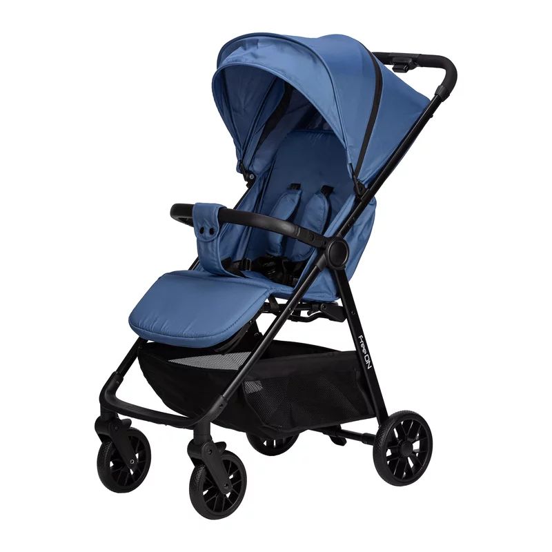Carucior sport, FreeON, Velo, 5.3 Kg, De la nastere pana la 22 kg, Cu copertina mare, Blue
