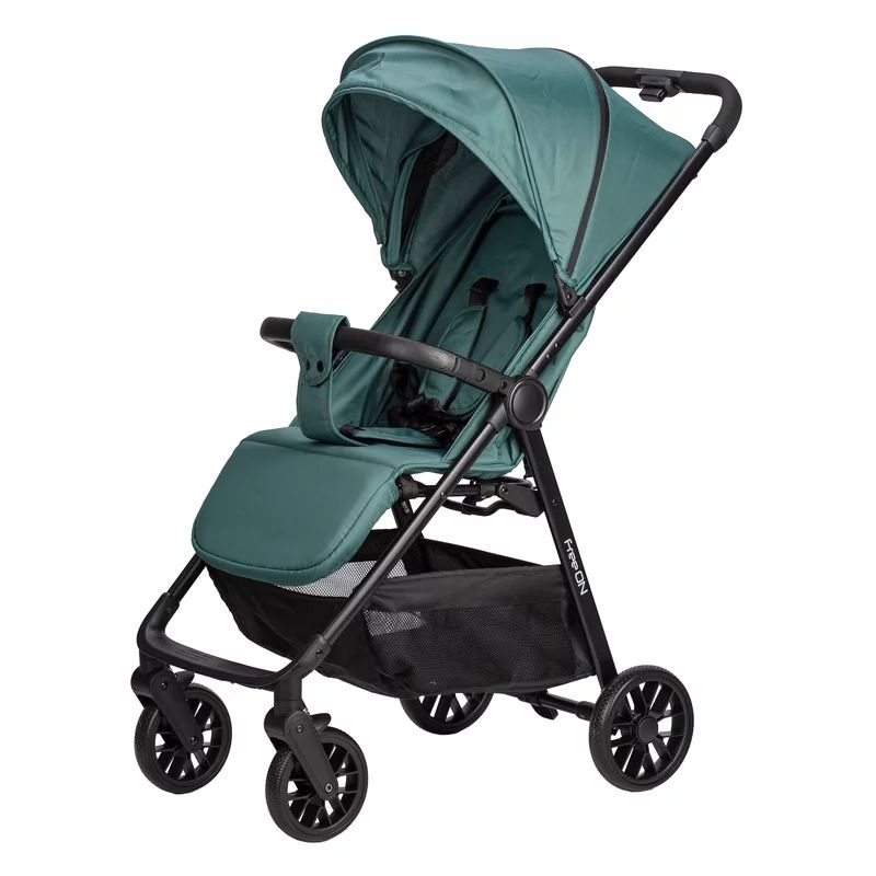 Carucior sport, FreeON, Velo, 5.3 Kg, De la nastere pana la 22 kg, Cu copertina mare, Green