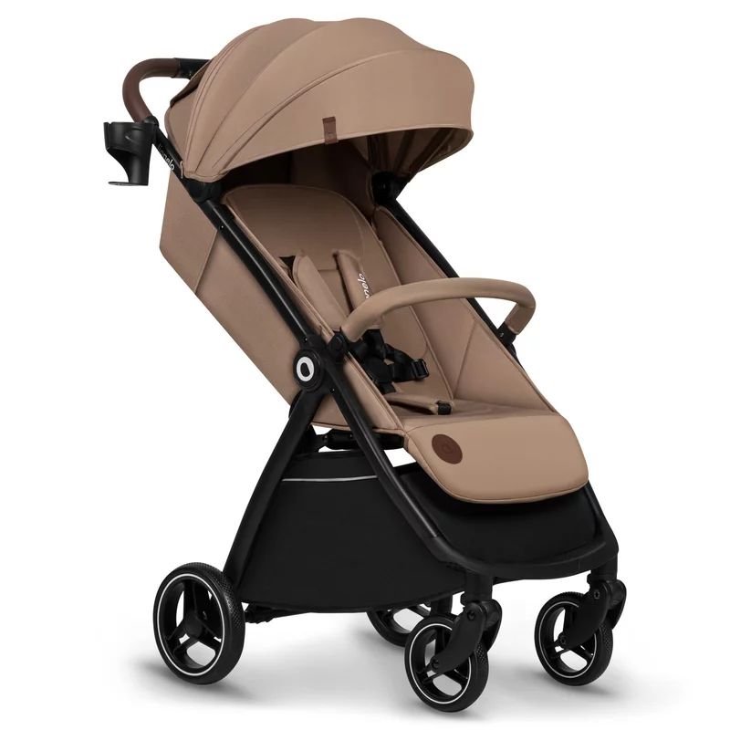 Carucior sport, Lionelo, Ingrid, Capotina impermeabila cu filtru UPF50+, Pana la 22 Kg, Spatar reglabil in 3 pozitii, Include suport pahar si plasa de tantari, Sistem pentru pliere automata, 6 luni+, Bej, Resigilat