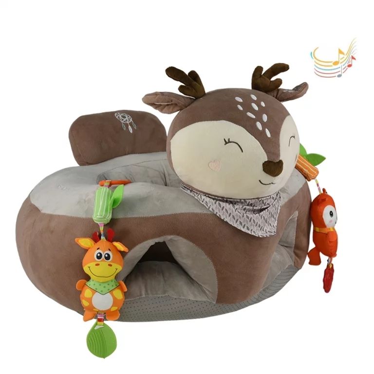 Fotoliu cu muzica si jucarii, Bebe Stars, Deer, Pentru copii