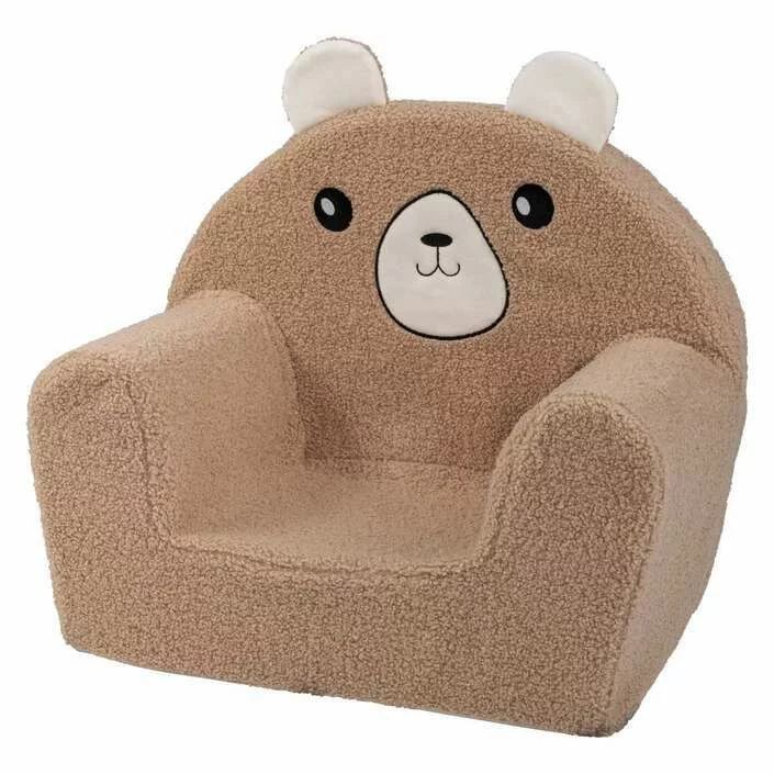 Fotoliu din burete, Bubaba, Cozy Teddy, Pentru copii, 9 luni-5 ani, Brown