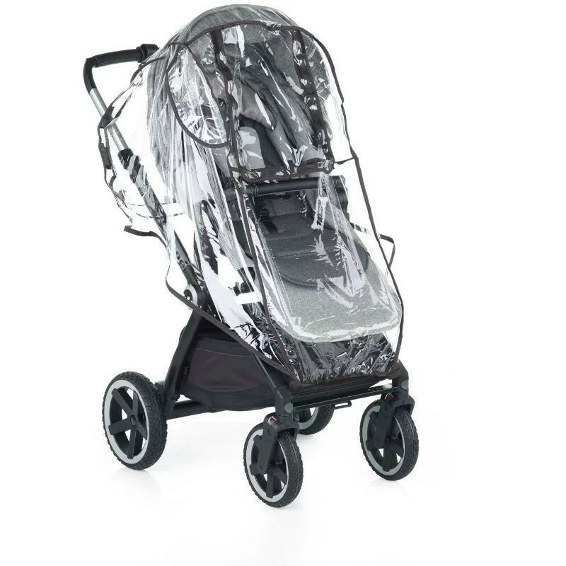 Husa de ploaie pentru carucior sport, Jane, Cu fereastra generoasa, Din folie de inalta densitate, Transparenta