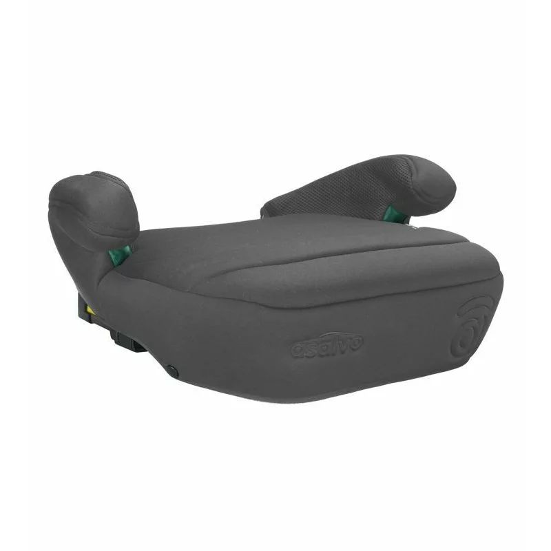 Inaltator auto, Asalvo, Booster i-Size, Inaltime recomandata, 135-150 cm, Utilizare cu Isofix sau centuri auto, Cu husa detasabila, 22-36 kg, Conform cu noile directive europene de siguranta i-Size, Grey