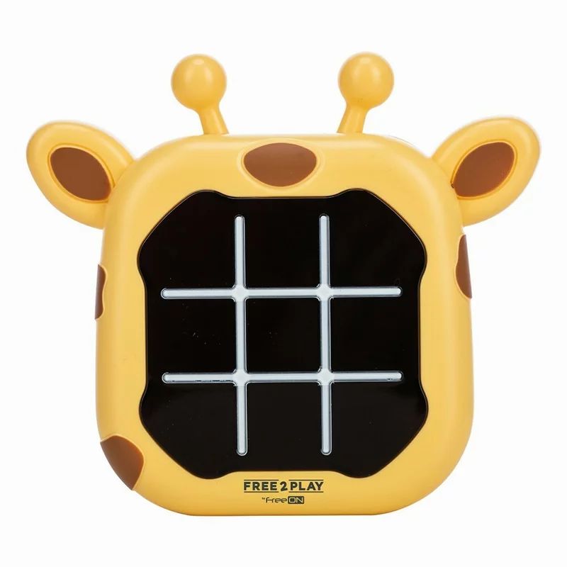 Joc electronic 2 in 1, Free2Play, X si 0, Design girafa, 3 ani +