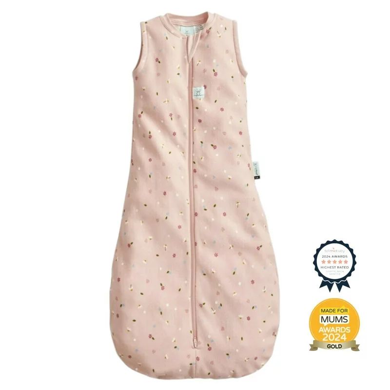 Sac de dormit, ErgoPouch, Jersey, 8-24 luni, 8-14 kg, TOG 0.2, Bumbac organic, Fermoar…