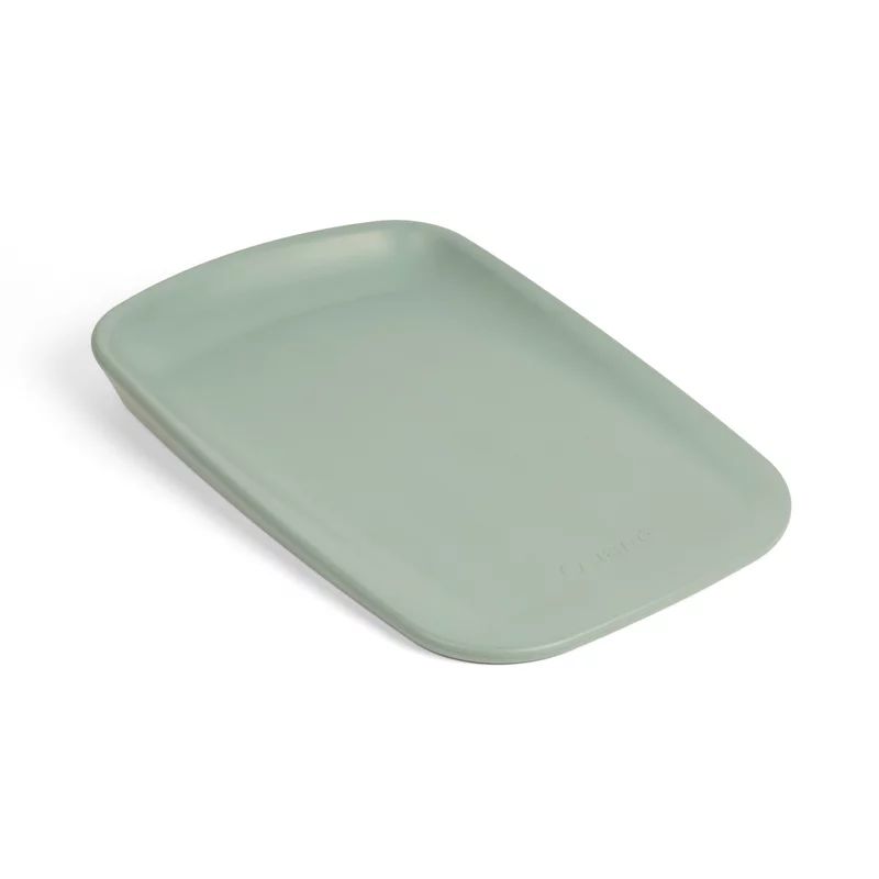 Saltea de infasat, Jane, Moale, Design ergonomic, Spuma PU, 68x45x8 cm, Fara BPA, 0 luni+, Mint