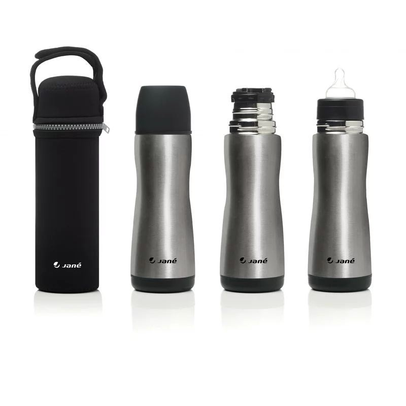 Termos lichide, Jane, Din otel inoxidabil, 300 ml, Cu gentuta din izopren