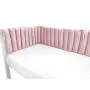 Aparatoare pentru patut, MimiNu, Tip panou, Pentru patut, Lungime 180 cm, Din catifea, Raspberry - 5