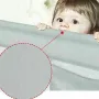 Bariera protectie pat, Primabobo, Bears, XXL, Culisanta, Cu inaltime reglabila 68-98 cm, 180 cm, Gri - 6