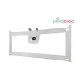 Bariera protectie pat, Primabobo, Bears, XXL, Culisanta, Cu inaltime reglabila 68-98 cm, 180 cm, Gri - 11