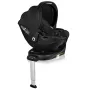 Baza scaun auto i-Size, Lionelo, Moxie, Rotativa 360, Cu isofix si picior stabilizator, Cu indicatori pentru instalare corecta, Negru - 15