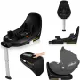 Baza scaun auto i-Size, Lionelo, Moxie, Rotativa 360, Cu isofix si picior stabilizator, Cu indicatori pentru instalare corecta, Negru - 3