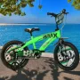 Bicicleta copii, Dino Bikes, R88, Cu roti ajutatoare, 12 inch, Cadru din otel, Pana la 110 cm, Green - 3
