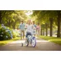 Bicicleta cu pedale, Dino Bikes, Craiasa Zapezii, Cu roti ajutatoare, Cu cosulet frontal, Cu scaunel pentru papusa, 12 inch, Pana la 40 kg, 3 ani+, Multicolor - 2