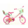 Bicicleta copii, Dino Bikes, Paw Patrol, Roti ajutatoare, Cosulet frontal, Scaunel pentru papusi, 12 inch, Cadru din otel, Pana la 110 cm, White - 6