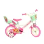 Bicicleta copii, Dino Bikes, Paw Patrol, Roti ajutatoare, Cosulet frontal, Scaunel pentru papusi, 12 inch, Cadru din otel, Pana la 110 cm, White - 1