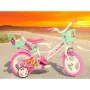 Bicicleta copii, Dino Bikes, Paw Patrol, Roti ajutatoare, Cosulet frontal, Scaunel pentru papusi, 12 inch, Cadru din otel, Pana la 110 cm, White - 3