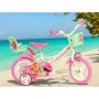 Bicicleta copii, Dino Bikes, Paw Patrol, Roti ajutatoare, Cosulet frontal, Scaunel pentru papusi, 12 inch, Cadru din otel, Pana la 110 cm, White - 5