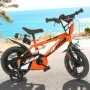 Bicicleta copii, Dino Bikes, R88, Cu roti ajutatoare, 12 inch, Cadru din otel, Pana la 110 cm, Orange - 3