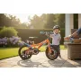 Bicicleta cu pedale, Dino Bikes, Hot Wheels, Cu roti ajutatoare, 14 inch, Pana la 115 cm, Multicolor - 2