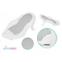 Cadita pliabila, Primabobo, Premium, Cu sezlong de baie, Cu termometru electronic, Cu dop de scurgere, Antiderapanta, Conform cu EN71, Gri - 9