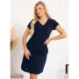 Camasa alaptat, Ismena, Din bumbac, Cu capse pe mijloc, Masura L, Navy - 8